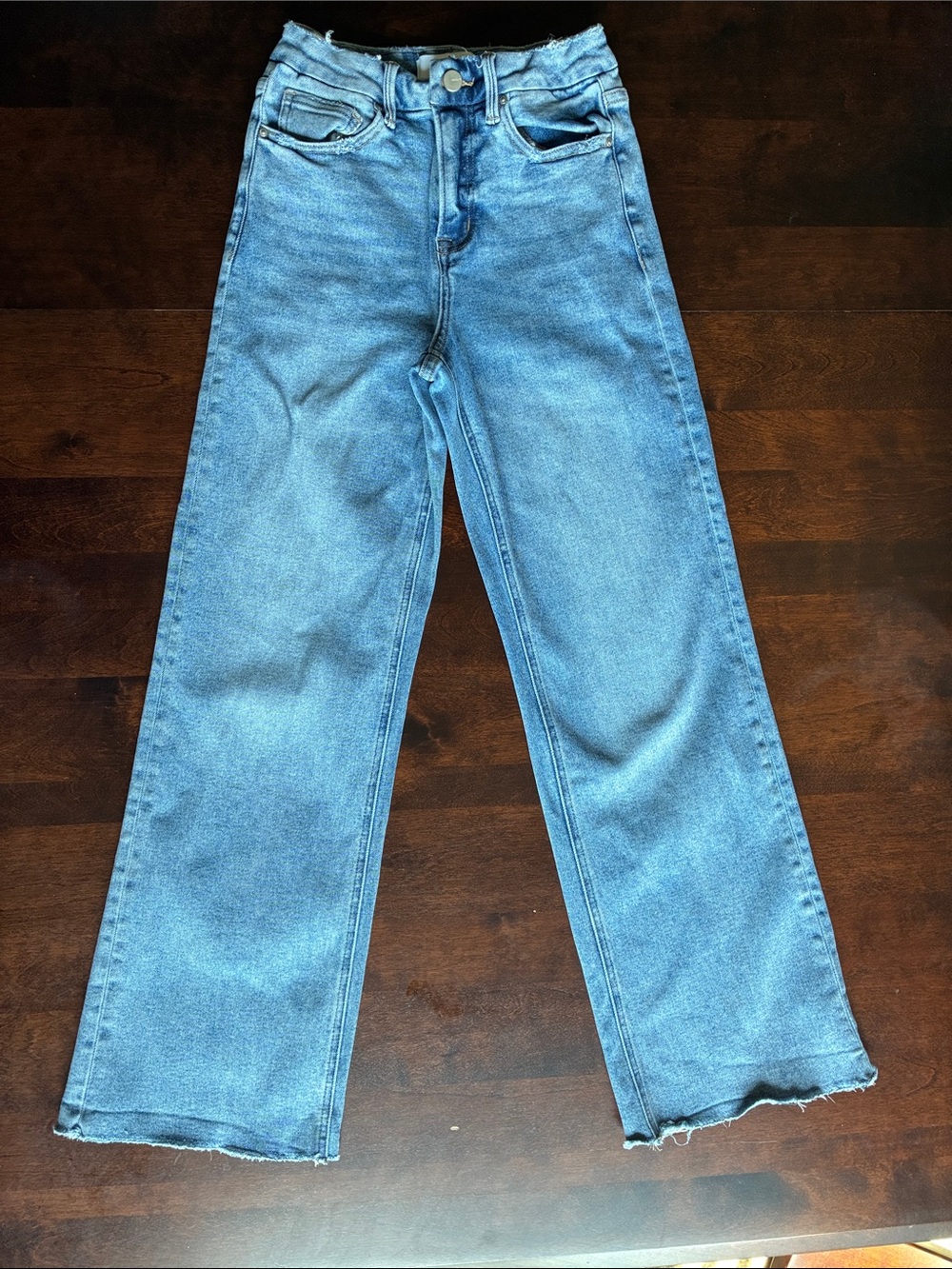 Misa Los Angeles Light Blue Wide-Leg Jeans